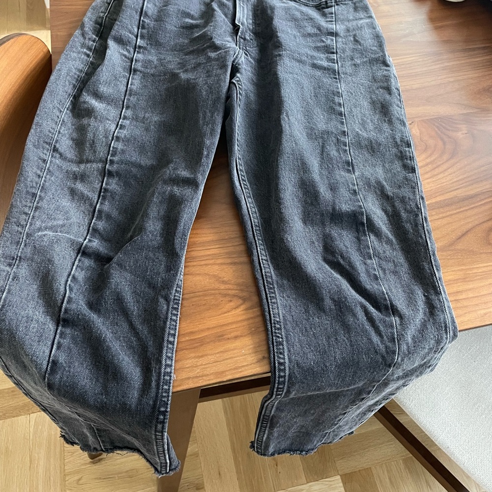Abercrombie & Fitch Gray Straight Leg Jeans